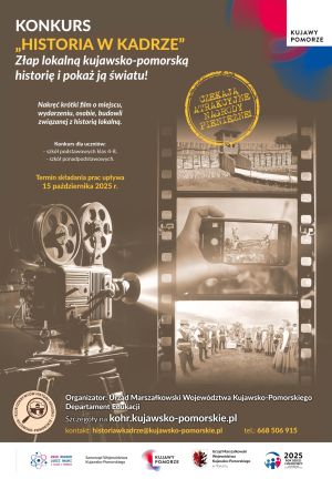 Plakat informujący o konkursie.