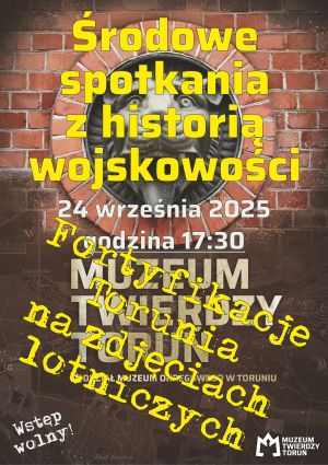 Plakat promujący Środowe spotkania z historią wojskowości