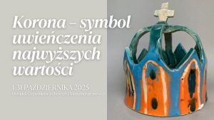 Korona wykonana z kolorowej ceramiki