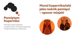 Plakat promujący spacer miejski