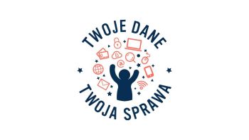 Logo programu „Twoje dane – Twoja sprawa”.