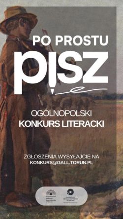 Obraz "Skrzypek" na plakacie konkursowym oraz logotypy organizatorów.