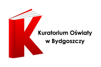 Logo Kuratorium Oświaty w Bydgoszczy - Litera K na okładce książki i nazwa instytucji.