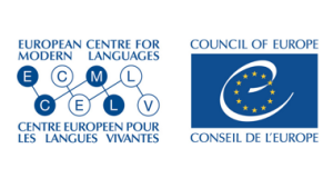 Logo Europejskiego Centrum Języków Nowożytnych i Rady Europy.