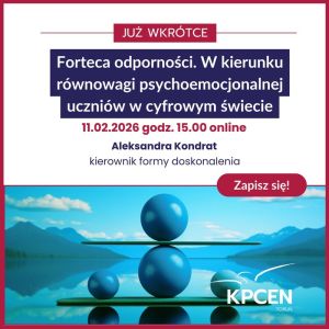 Plakat informacyjny szkolenia "Fortece odporności".