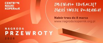 Baner naboru do Nagrody Przewroty 2026.