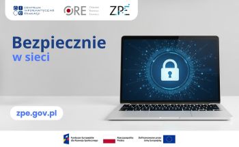 Zamknięta kłódka na ekranie laptopa symbolizująca bezpieczeństwo cyfrowe.
