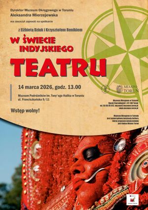 Plakat zapraszający na spotkanie.