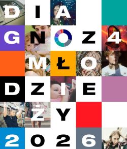 Okładka publikacji „Diagnoza Młodzieży 2026” z portretami młodych ludzi.