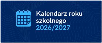 Piktogram kalendarza i napis: kalendarz roku szkolnego 2026/2027.