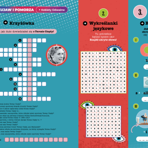 Krzyżówka sprawdzająca wiedzę o Teresie Ciepły