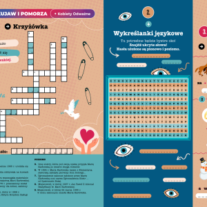 Krzyżówka sprawdzająca wiedzę o Marii Karłowskiej