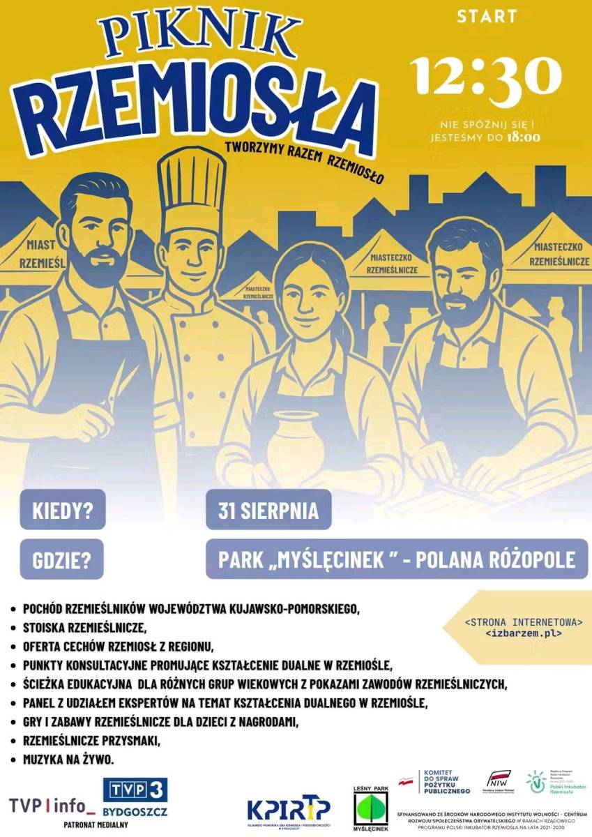 Piknik Rzemieślniczy „Tworzymy razem – RZEMIOSŁO”!