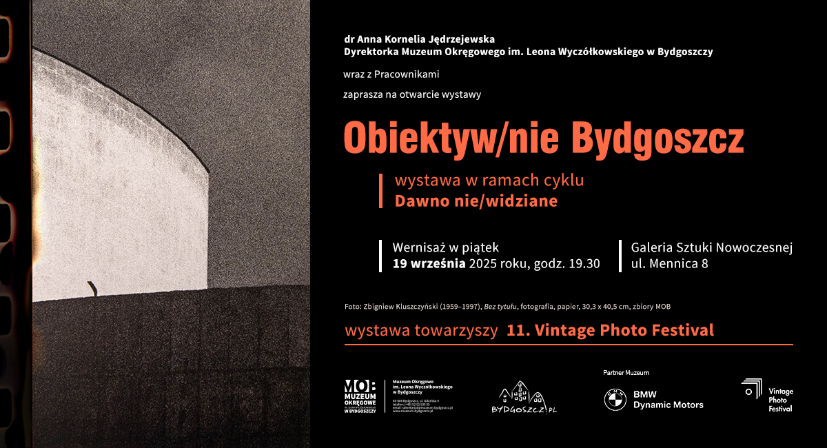 Ciemna grafika z informacjami o wydarzeniu.