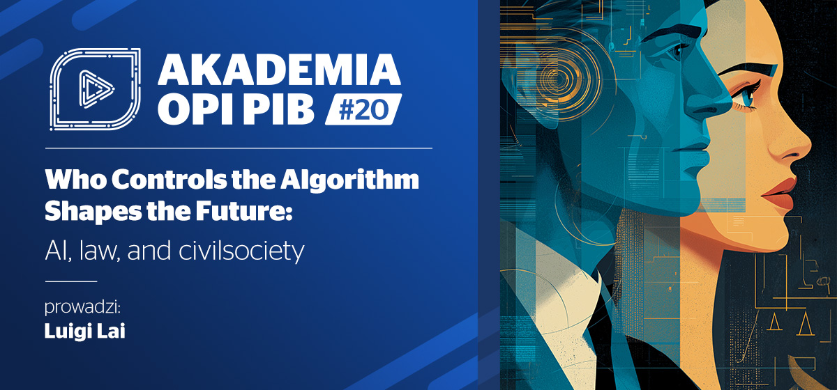 Grafika z dwoma głowami kobiety i mężczyzny oraz informacjami o wykładzie.