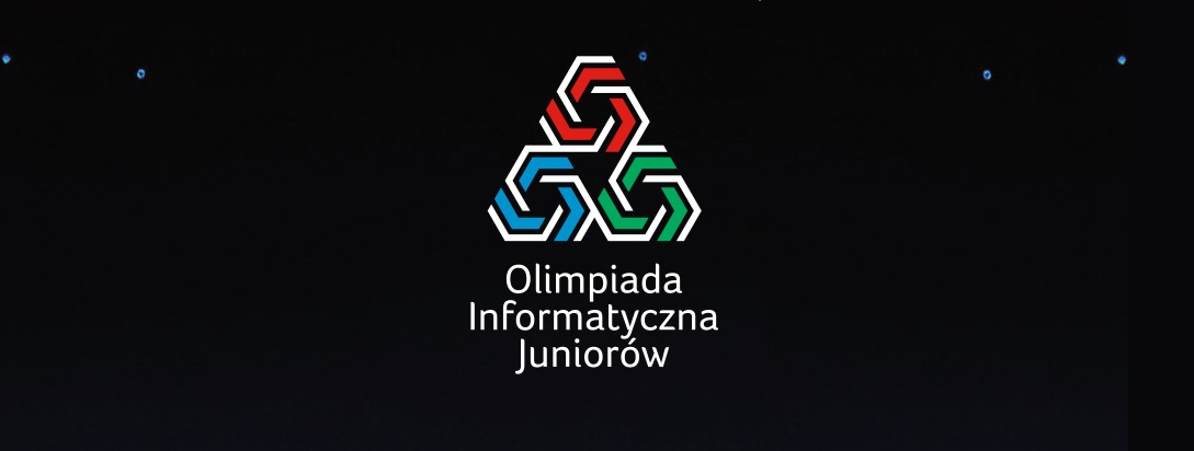 Logo Olimpiady Informatycznej Juniorów.
