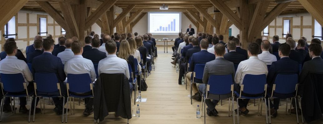 Pełna sala konferencyjna.