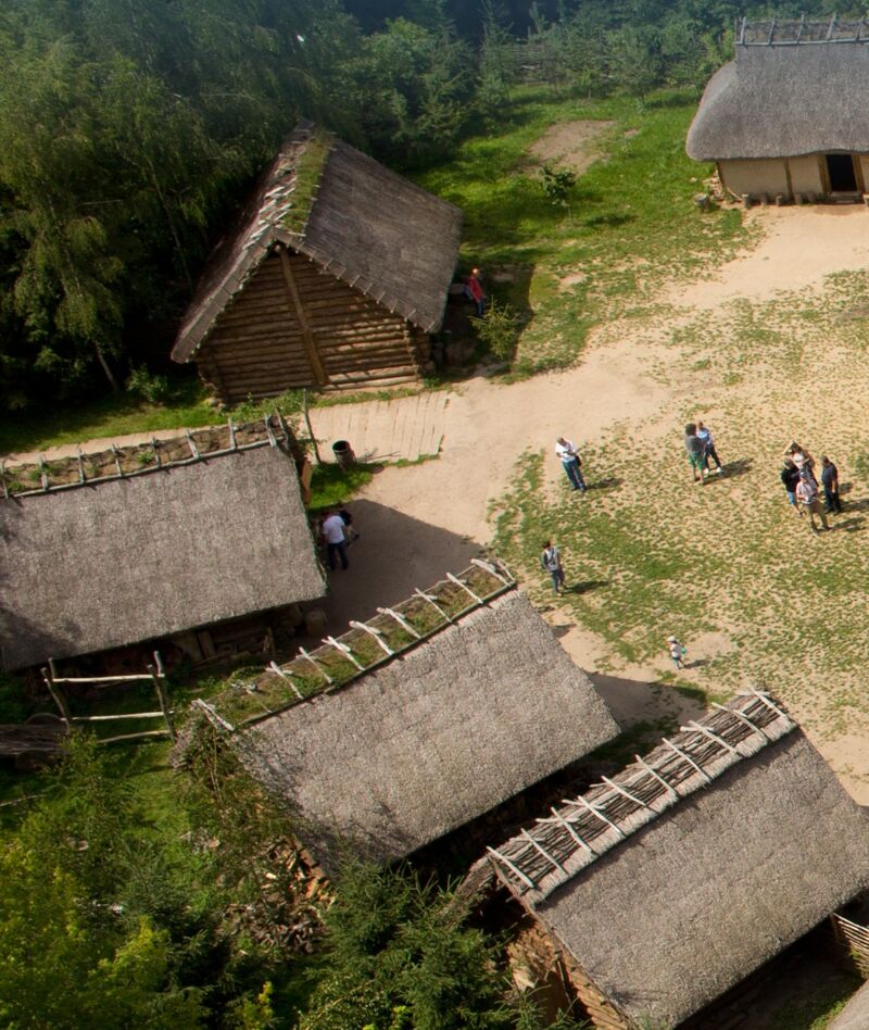 Osada piastowska - muzeum archeologiczne.