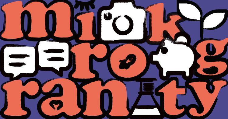 Grafika promująca mikrogranty.