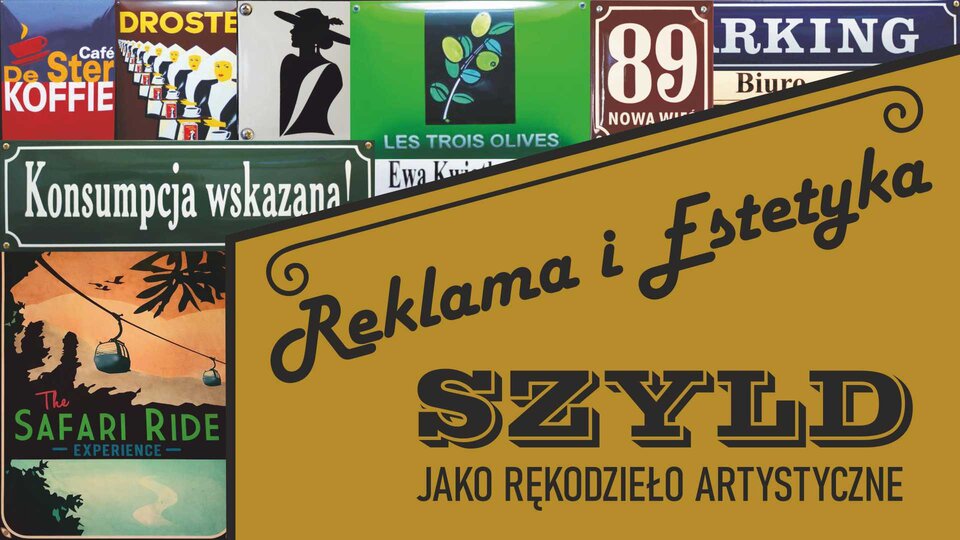 Różne, kolorowe szyldy i reklamy.