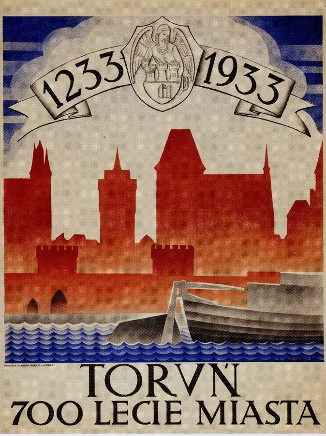 E. Karniej, 700-lecie Torunia, plakat, 1933