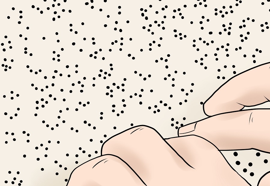 czytanie teksu zapisanego alfabetem Braille'a