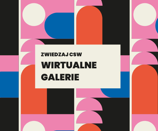 Grafika Wirtualne galerie, projekt CSW w Toruniu