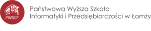logo Państwowej Wyższej Szkoły Informatyki i Przedsiębiorczości w Łomży