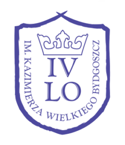 logo IV LO im. Kazimierza Wielkiego w Bydgoszczy