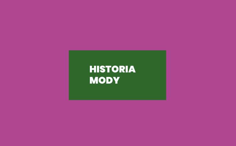 Historia mody - grafika