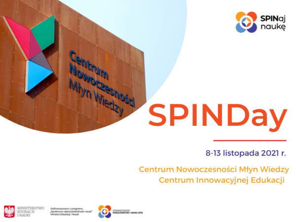Młyn Wiedzy zaprasza na "SPIN Day 2021"