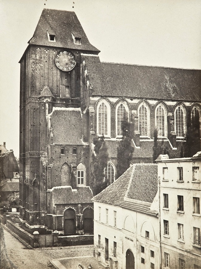 Toruń, Kościół Św. Jana,widok od strony południowej autor nieznany, Toruń, 1861 ze zbiorów MOT