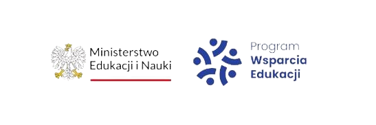 Logo Ministerstwa Edukacji i Nauki oraz Programu Wsparcia Edukacji