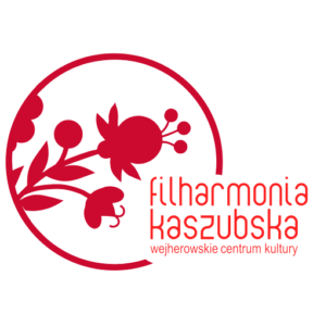 Filharmonia Kaszubska - Wejherowskie Centrum Kultury - logo z motywem haftu regionalnego