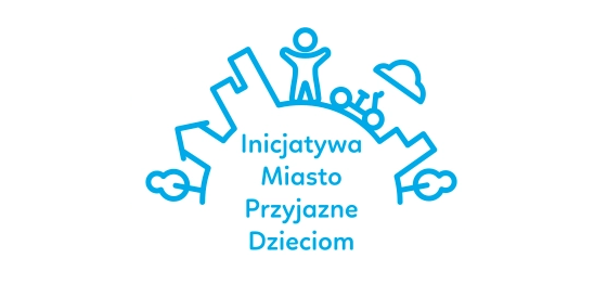 Logo inicjatywy Miasto Przyjazne Dzieciom.