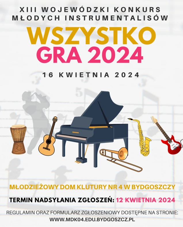 Plakat konkursu "Wszystko 2024".