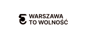 Warszawa to Wolność - logo fundacji z uproszczonym znakiem Syrenki