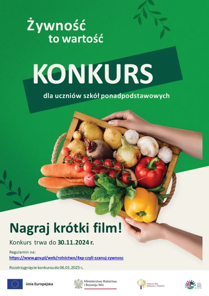 Konkurs filmowy dla uczniów szkół ponadpodstawowych